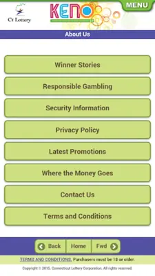 CT Lottery android App screenshot 0